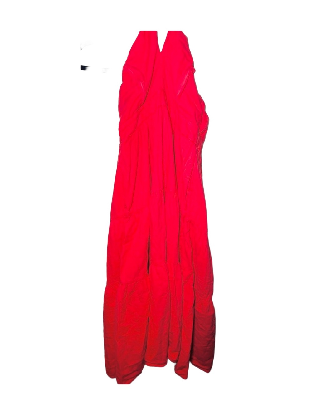 Universal Threads Women's Coral Red Strapless Summer Midi Dress Size Medium